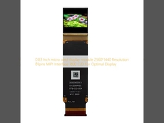 Module d'affichage micro-OLED de 0,83 pouce, résolution 2560*1440, interface MIPI 81 broches, 1800 C/D pour un affichage optimal