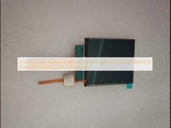 2Affichage AMOLED haute résolution de 0,95 pouce avec panneau tactile 1080x1200 points MIPI Interface 255c/d luminosité