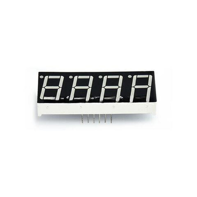 Red Color Epaper Oled Display Module 4 Digits 7 Segment
