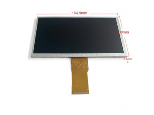 7 Inch Tft Lcd Display 1024×600 Resolution 1000c/d Sunlight Readable 50 Pins RGB
