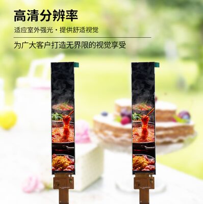 6.9 Inch Bar Type TFT LCD Display with 280(RGB) x 1424 Resolution and MIPI Interface for Industrial Use