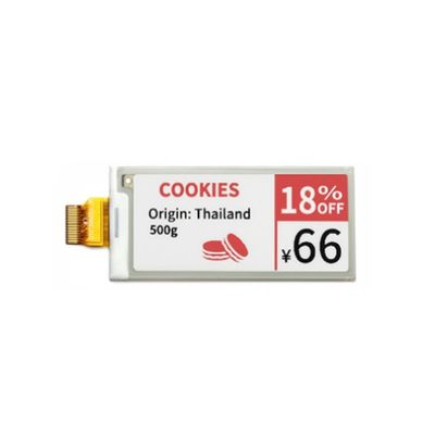 2.9 pouces E-papier Resolution de l'écran d'encre 128x296 Pour les étagères électroniques