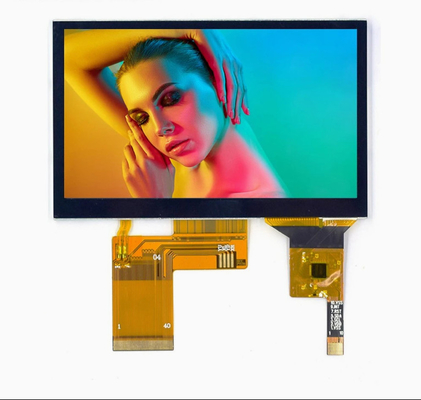 4.3 pouces IPS LCD 480*272 Écran tactile capacitif Interface RVB Module LCD à 40 broches