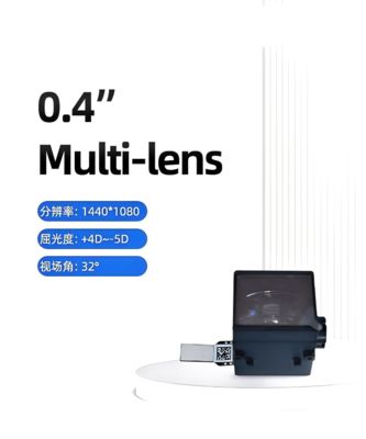 【Viseur électronique HD 0,4 pouce】Solution Type-C pour viseur électronique, résolution 1440×1080, adapté pour les équipements industriels / instruments médicaux / télescopes, PPI élevé, faible latence