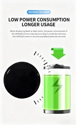 1.19 Inch Amoled Self-Luminous wide viewing Angle Display with390*390 Resolution, QSPI  Interface, Driving IC CO5300 Brightness 650cd