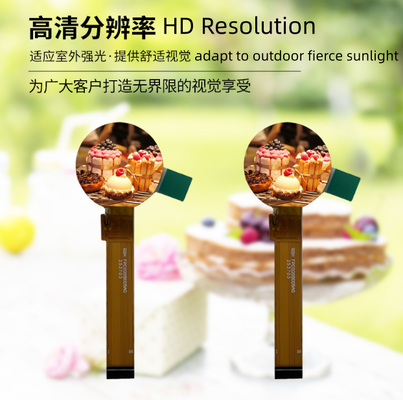 IPS Round 0.99 Inch TFT Display Module with SPI Interface and 650cd/m2 Brightness for Smart Household Supplies