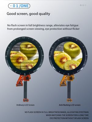 1.3 inch IPS TFT LCD Module with 240RGBx240 Resolution and MCU 8bit Interface