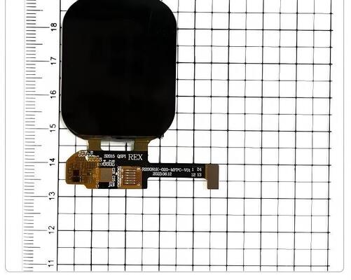 2.01 Inch AMOLED Display Module with 500nit Brightness and 240RGB x 296 Resolution QSPI Interface