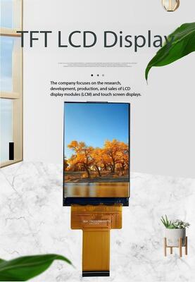 Écran TFT IPS haute luminosité de 2,35 pouces avec une résolution de 320 (RVB) x480 et une interface RVB de 700 nits ST7701S IC 5LEDS Test d'intrusion dans toutes les vues