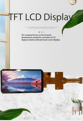 Écran TFT IPS de 3,5 pouces avec résolution TP 720 (RVB) x 1280 et interface MIPI 380 nits ST7703 IC 10 LED Test d'intrusion toutes vues
