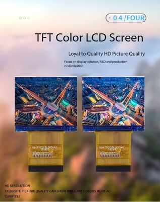 1Écran LCD IPS TFT de 0,5 pouce avec résolution 320 (RGB) x 240 et luminosité 400 nits