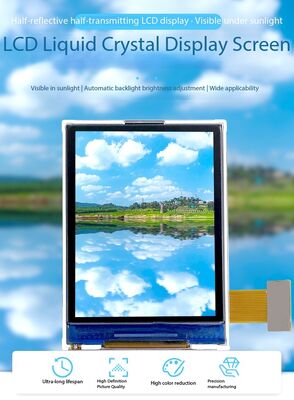 2Affichage TFT transflectif de 2 pouces avec résolution 240 ((RGB) x 320 et MCU 16 bits Interface TFT lisible par la lumière du soleil