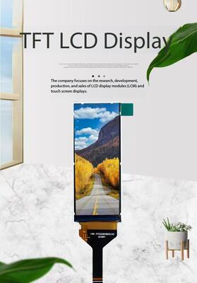 2.86 pouces 376 ((RGB) x960 Résolution ST7701S IPS TFT Affichage couleur MIPI 1L Interface TFT Module d'affichage 550 nits Lumière
