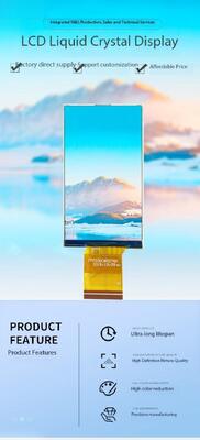 Module d'affichage couleur IPS TFT de 3,0 pouces avec résolution 960(RVB)x240, interface RVB et angle de vision complet